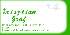 krisztian graf business card